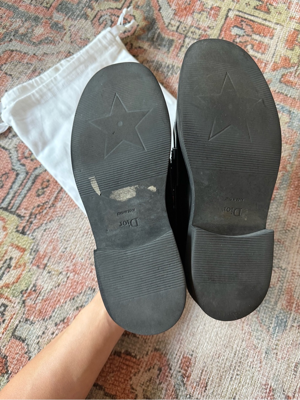 Dior “Boy” black Leather Loafers - Picture 3 of 4